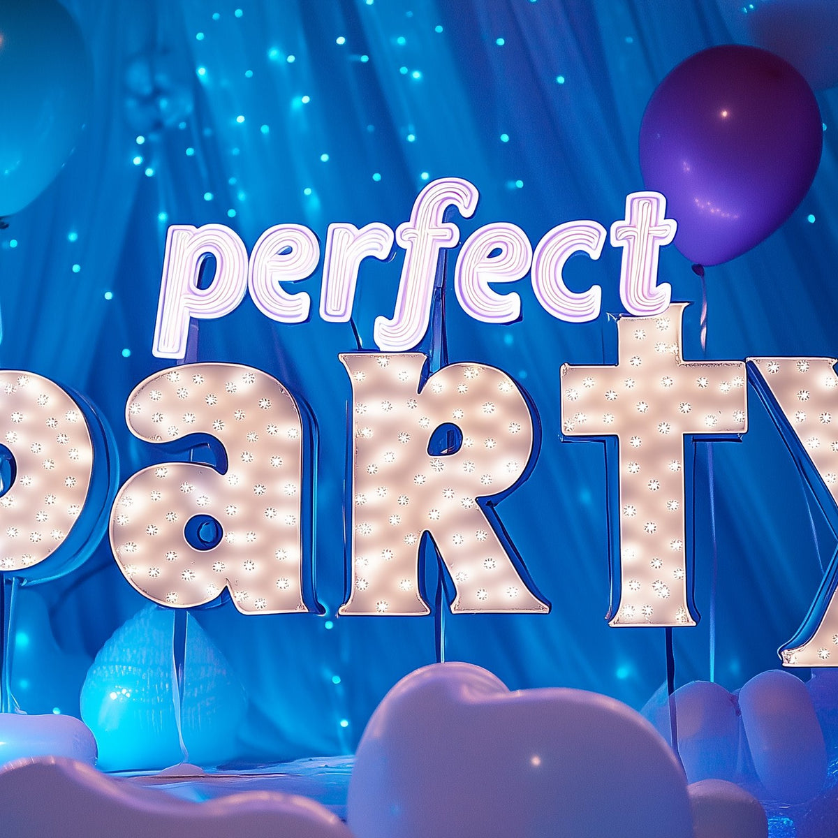 Letras con luces – Perfect Party