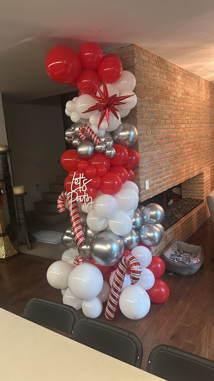 Columna de globo (Navidad) - Perfect Party