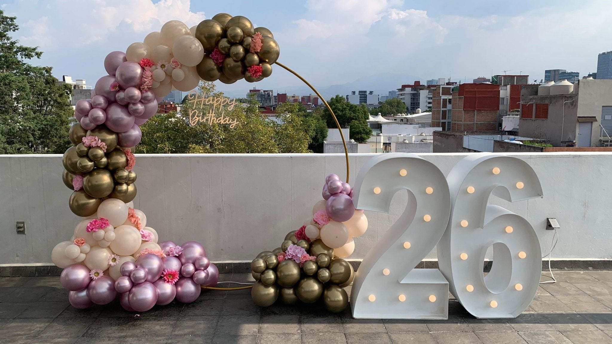 Decoración con globos | Aro de globos - Perfect Party