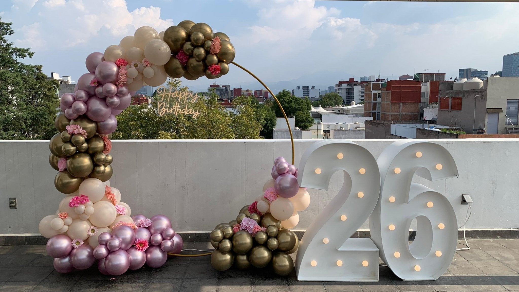 Decoración con globos | Aro de globos - Perfect Party