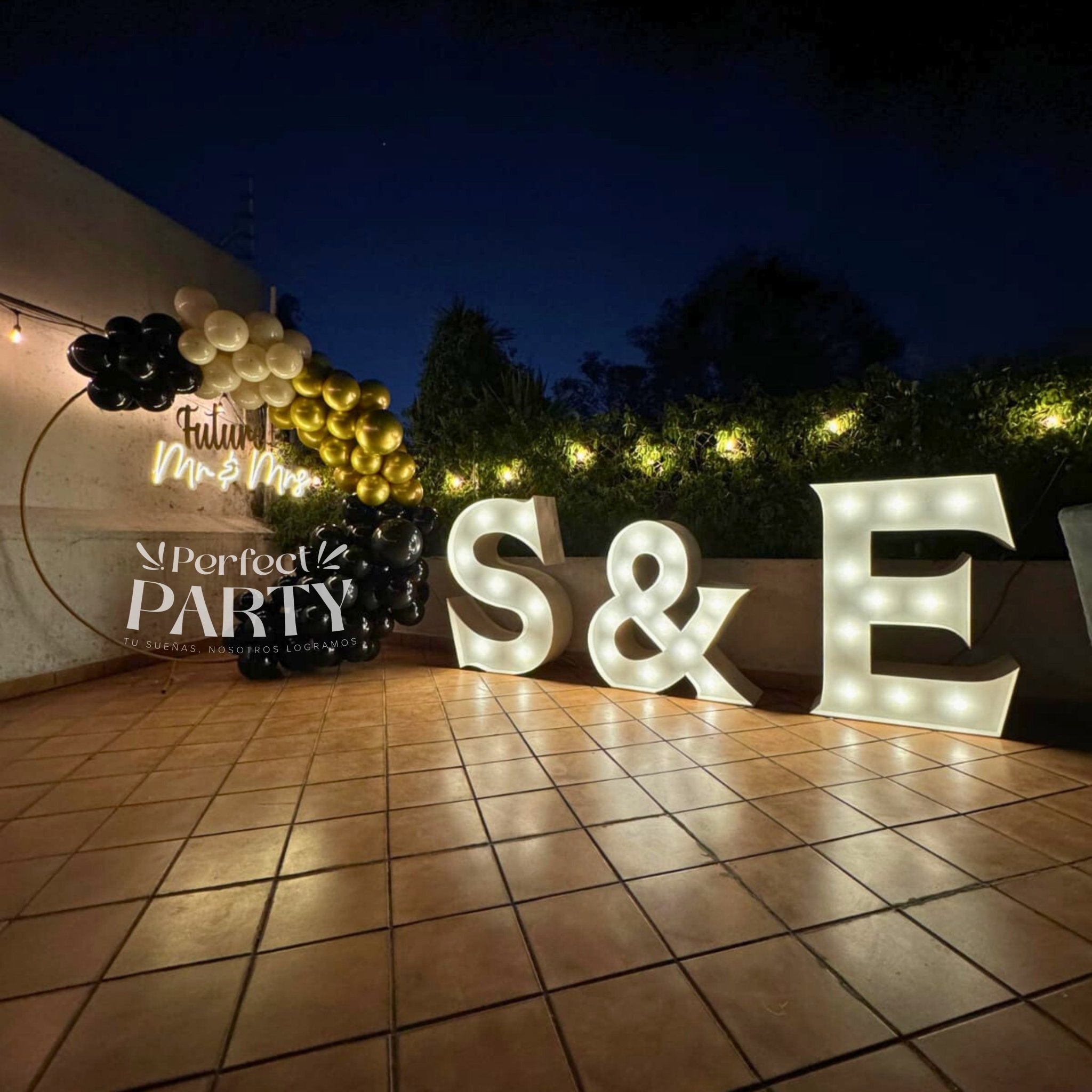 Letras con LED | Boda, Aniversario o Pedida de Mano - Perfect Party