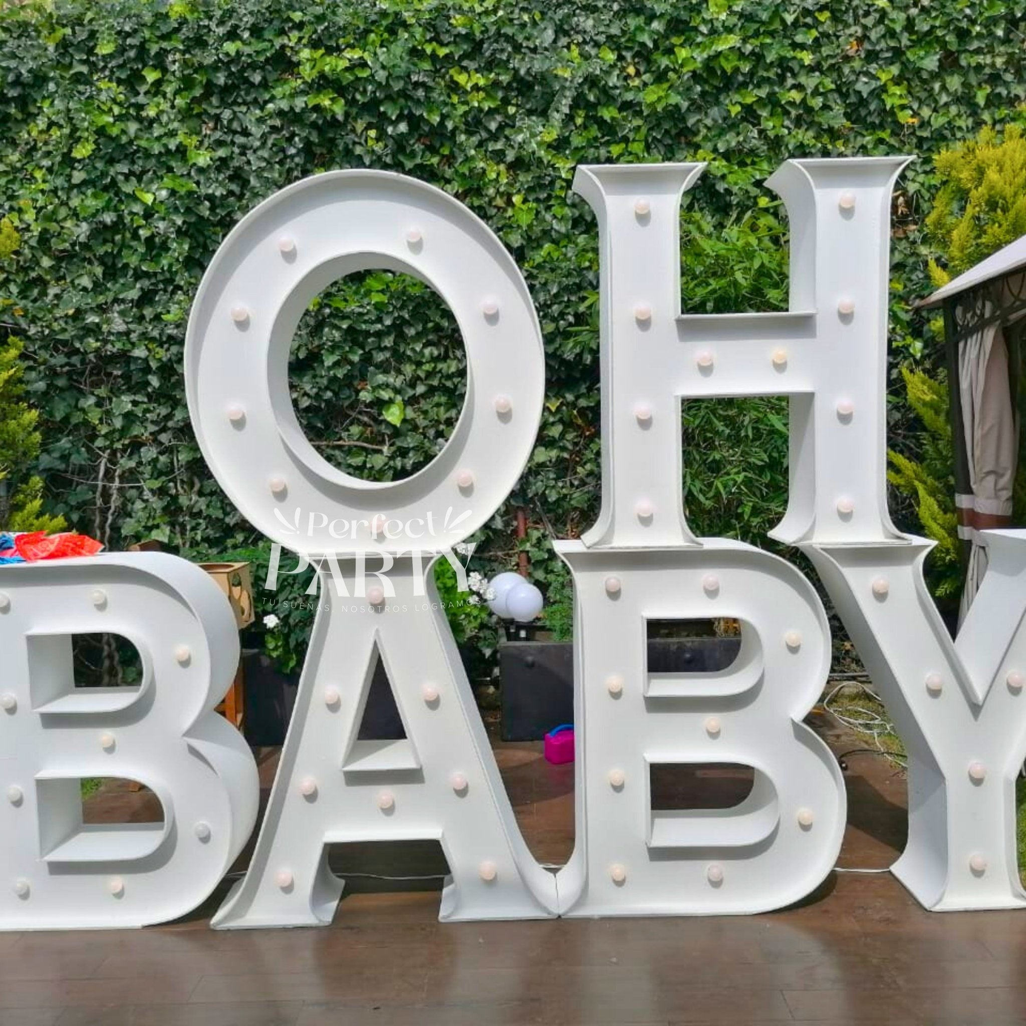 Letras con LED | OH baby - Perfect Party