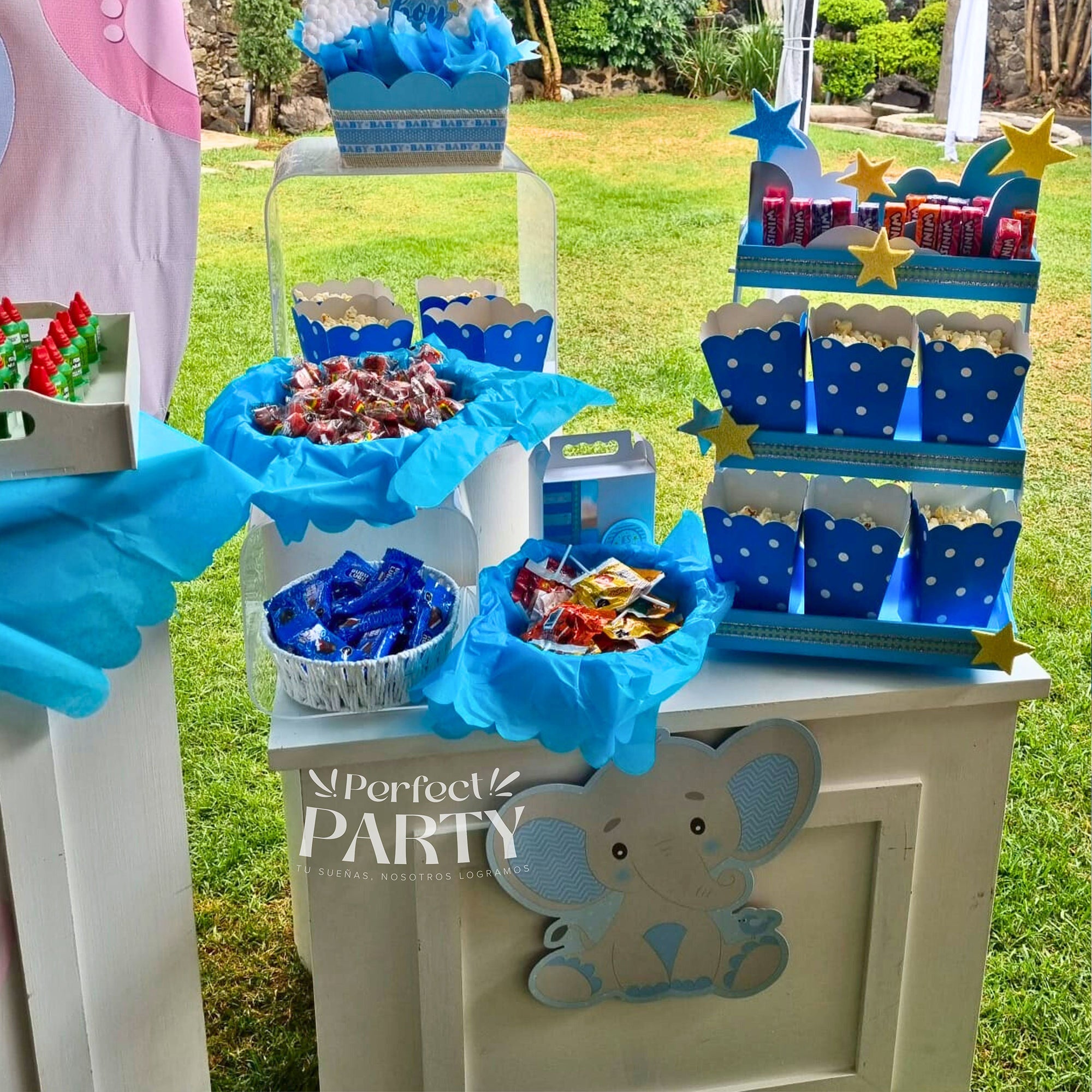 Mesa de dulces | Decoración con globos - Perfect Party