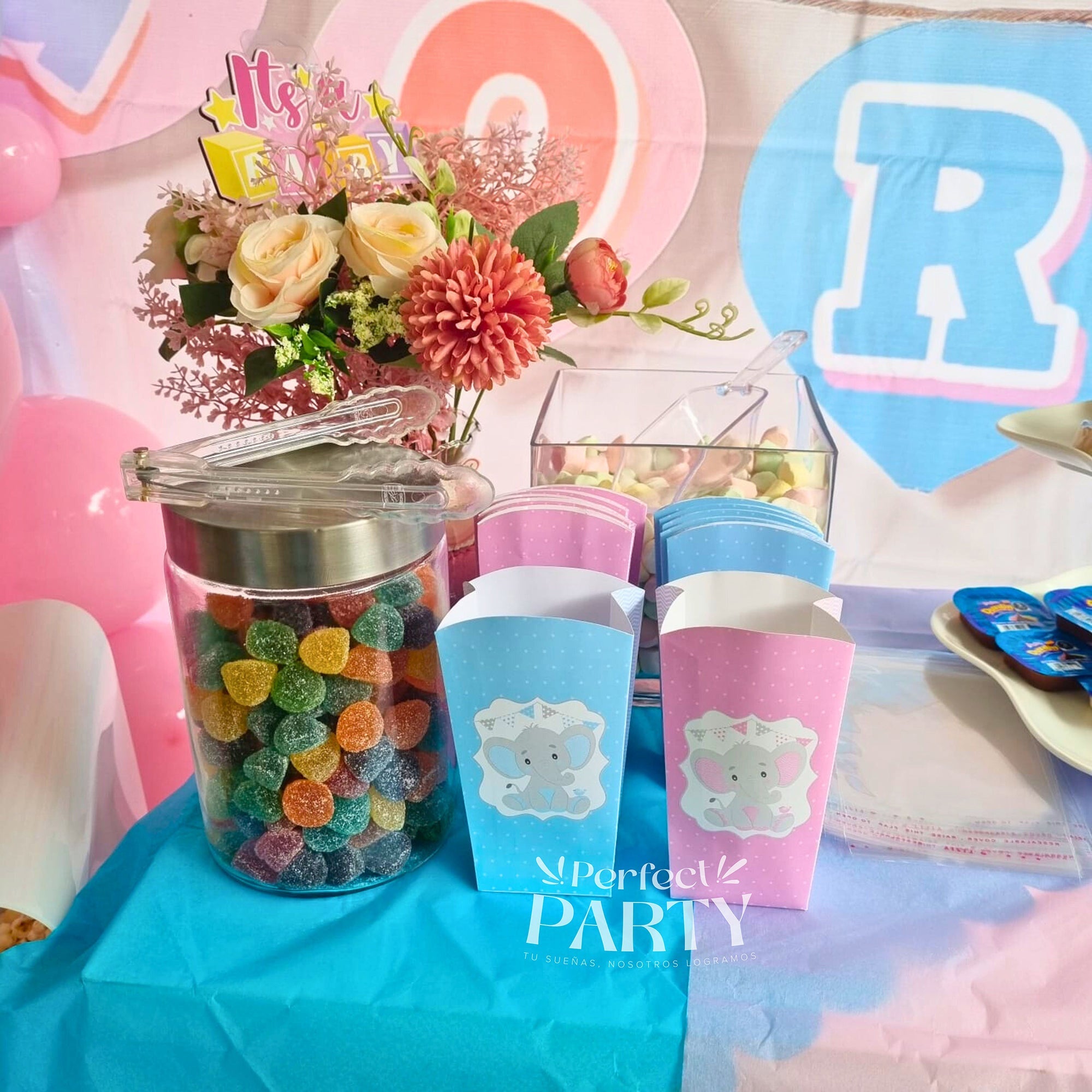 Mesa de dulces | Decoración con globos - Perfect Party