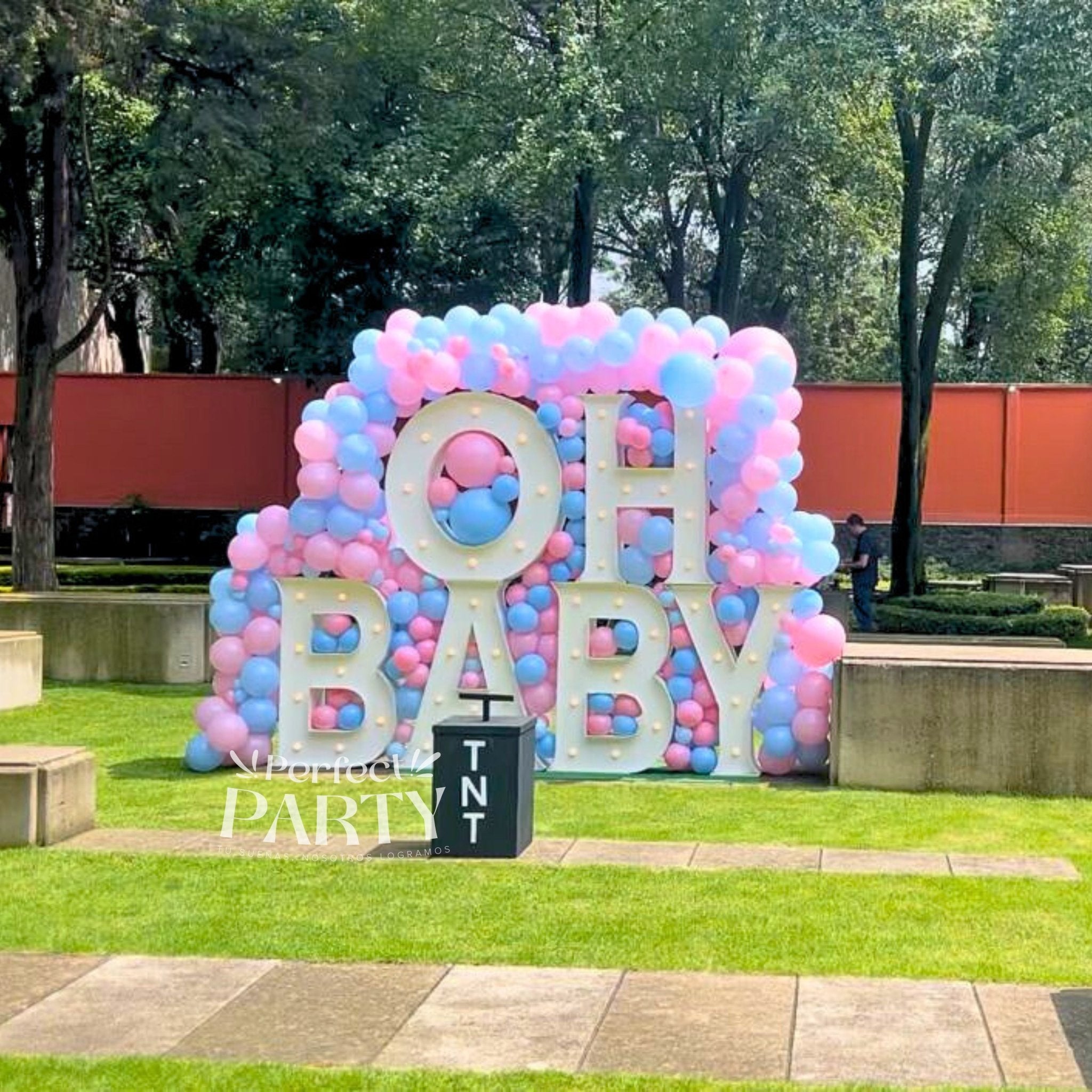Revelación de Género | Globos, Pirotecnia y Letras LED - Perfect Party