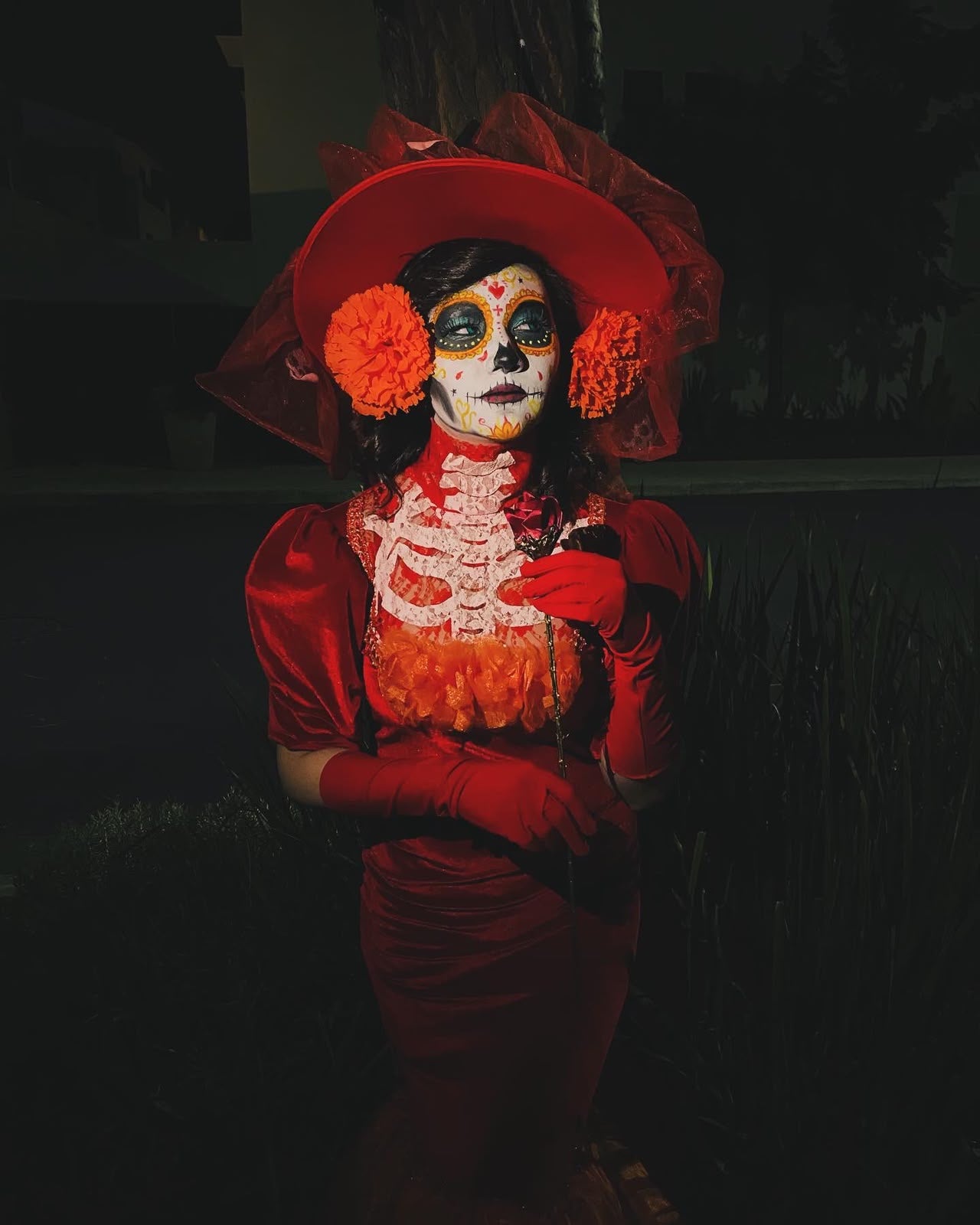 Catrina profesional maquillada por Perfect Party